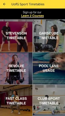 UofG Sport android App screenshot 3